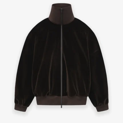 Cotton Velvet Track Jacket