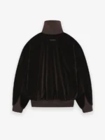 Cotton Velvet Track Jacket