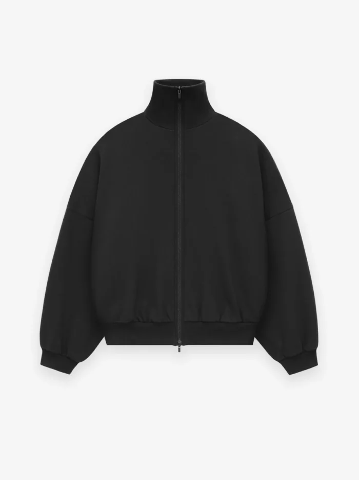 Cotton Wool High Neck Jacket