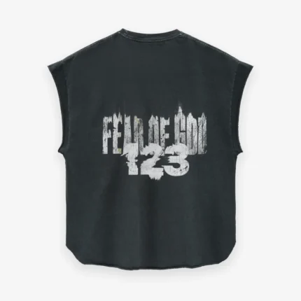 Fear of God INRI Cut Off Tee