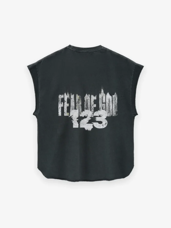 Fear of God INRI Cut Off Tee