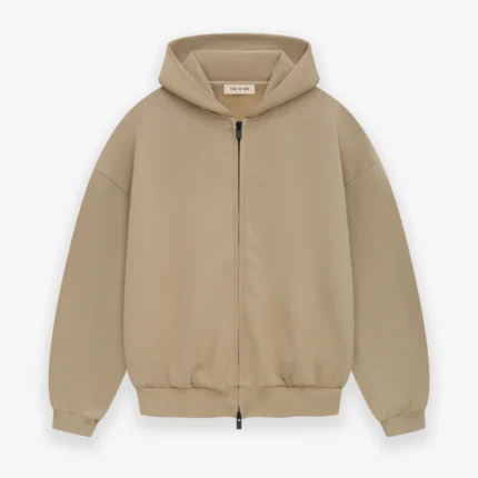 Full Zip Brown Hoodie