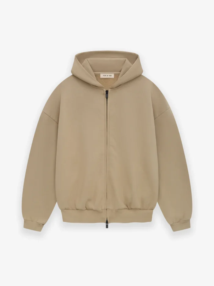 Full Zip Brown Hoodie