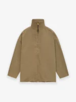 Full Zip Denim Brown Jacket