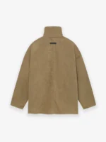 Full Zip Denim Brown Jacket