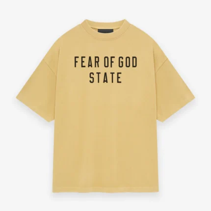 Heavy Crewneck Yellow Tee