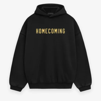 Heavy Fleece Black Hoodie