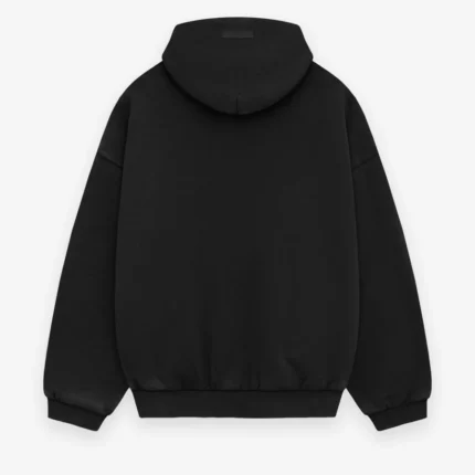 Heavy Fleece Black Hoodie