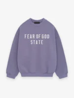Heavy Fleece Purple Crewneck