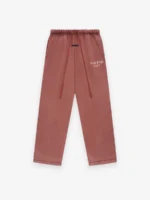 Heavy Fleece Relaxed Red Sweatpant
