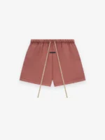 Heavy Fleece Soccer Red Short