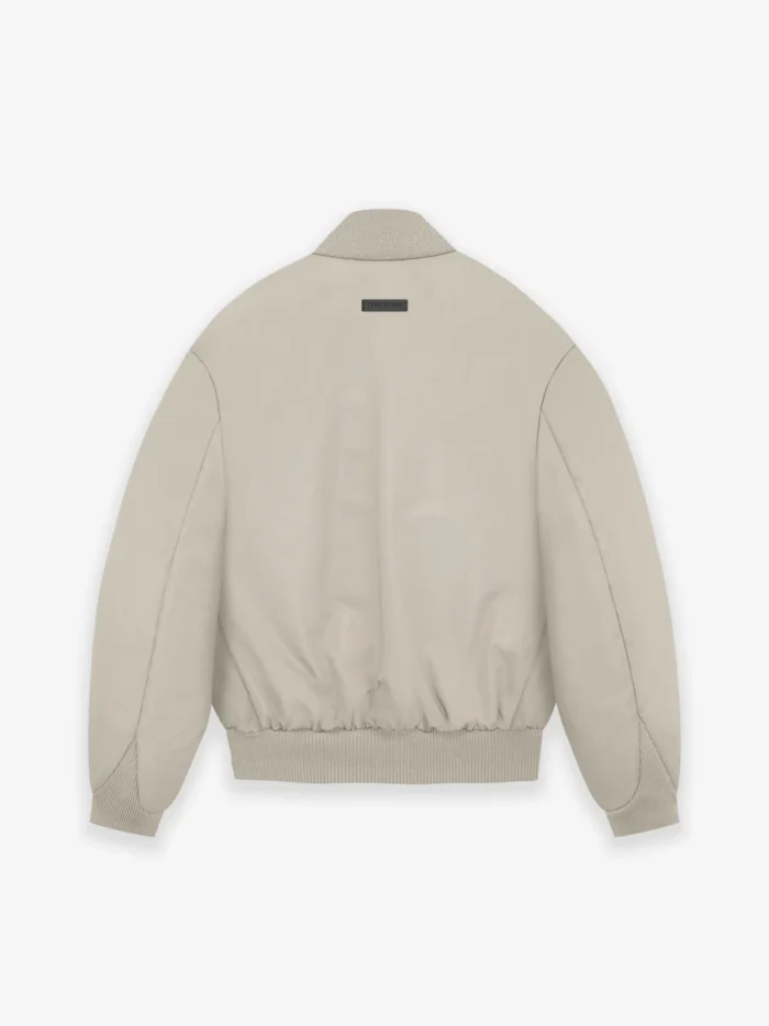 Heavy Nylon Bomber Jacket