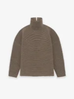 Heavy Ottoman Wool High Neck Sweater