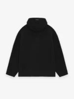 Merino Boucle Polo Hoodie
