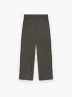 Military Wool Wide Leg Pants