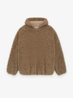 Polar Fleece Hoodie Brown