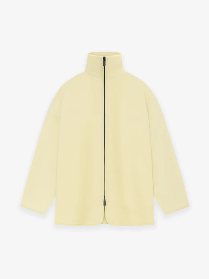 Rubberized High Neck Yollow Jacket