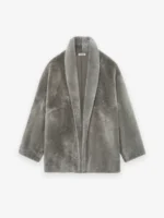 Sherpa Shawl Collar Grey Jacket