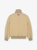 Sport Nylon Stripe Track Beige Jacket