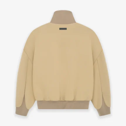 Sport Nylon Stripe Track Beige Jacket