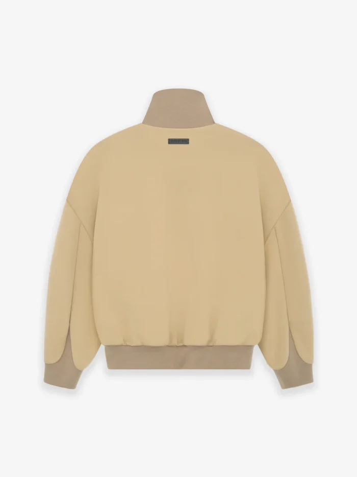 Sport Nylon Stripe Track Beige Jacket
