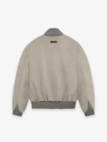 Suede Corduroy Bomber Jacket