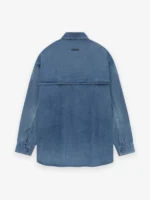 Vented Denim Blue Shirt