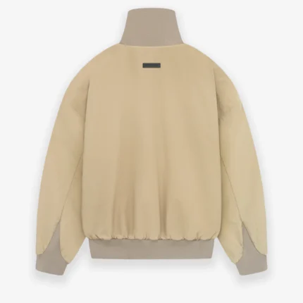 Washed Nylon Half Zip Track Jacket
