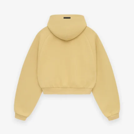 Womens Fleece Cropped Hoodie