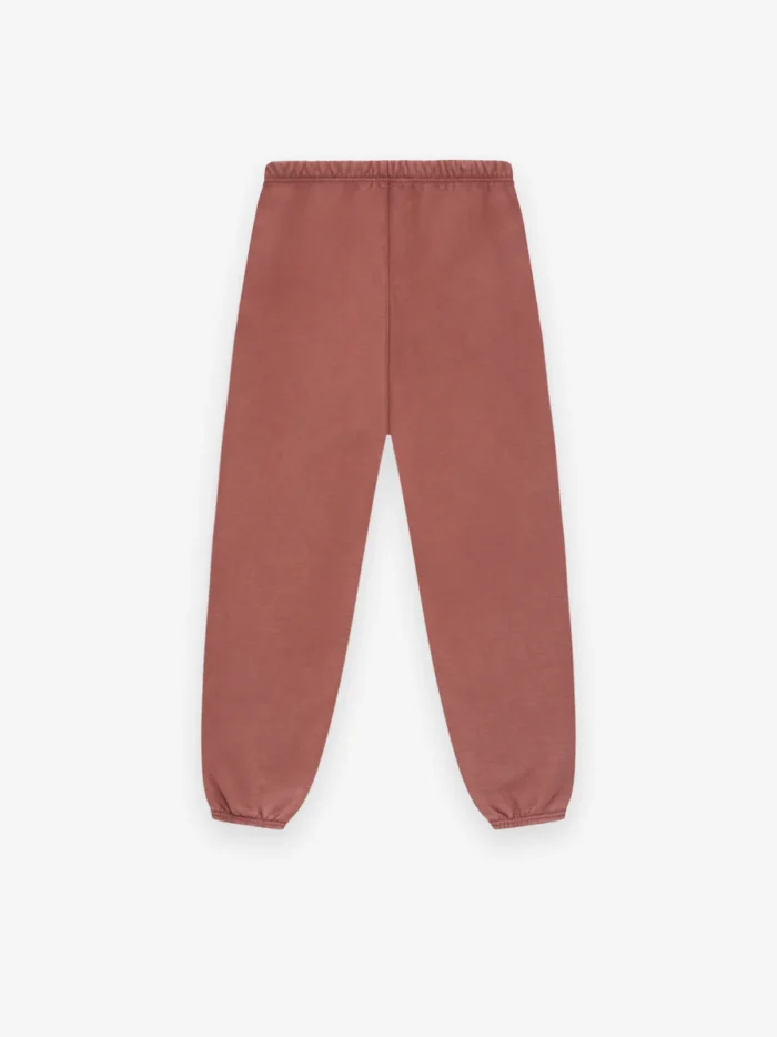 Womens Heavy Fleece Red Sweatpant