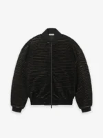 Wool Cotton Corduroy Bomber Jacket