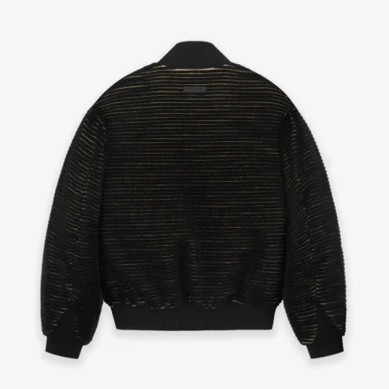 Wool Cotton Corduroy Bomber Jacket