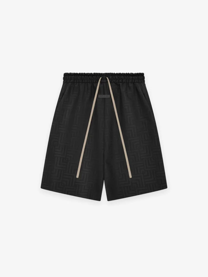Wool Jacquard Relaxed Short