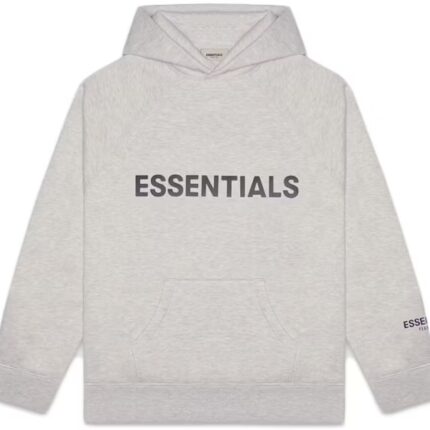 Fear of God Essentials Pullover Hoodie Applique Logo Heather