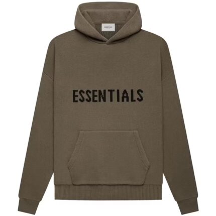 Fear of God Essentials Knit Pullover Hoodie Harvest