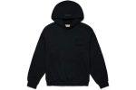 1977 Essentials Black Pullover Chest Logo Hoodie
