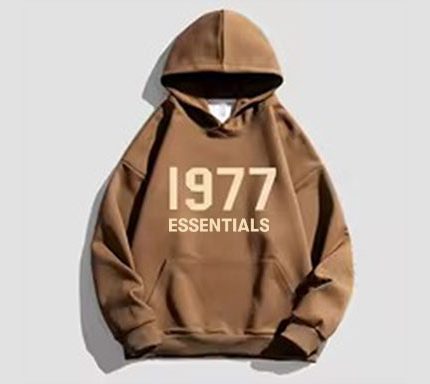 1977 Essentials Designer Hoodie Brown