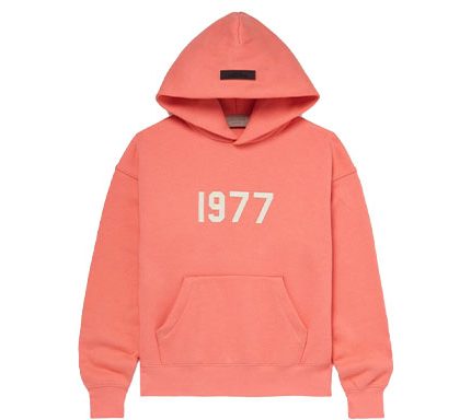 1977 Essentials Hoodie Pink