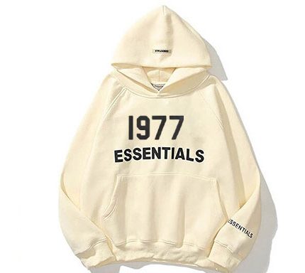 1977 Essentials Oversized Hoodie Cream