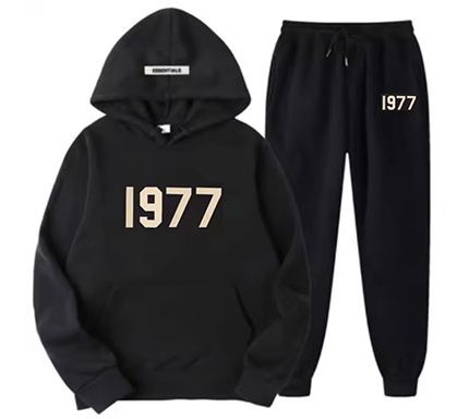 1977 Essentials Tracksuit in Black