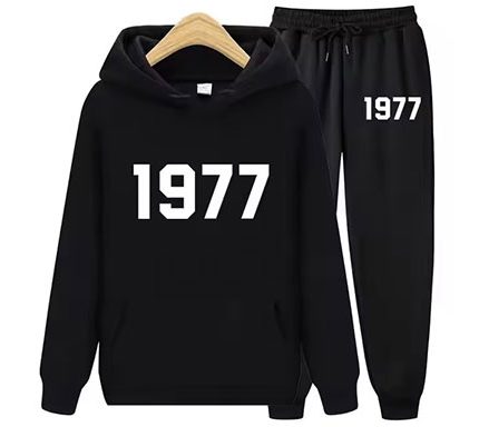 1977 Essentials Trendy Women’s Tracksuit Line Black