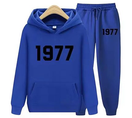 1977 Essentials: Trendy Women’s Tracksuit Line Blue
