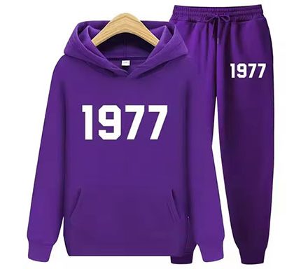 1977 Essentials Trendy Women’s Tracksuit Purple