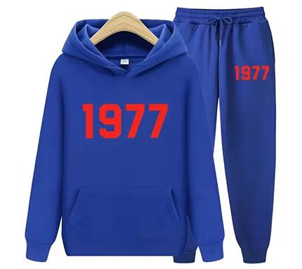 1977 Essentials Women’s Tracksuit Collection in Vibrant Styles Blue