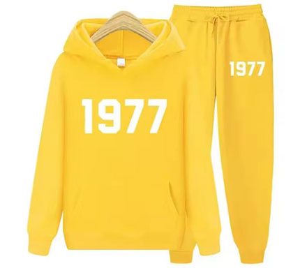 1977 Essentials: Women’s Tracksuit Collection in Vibrant Styles Yellow
