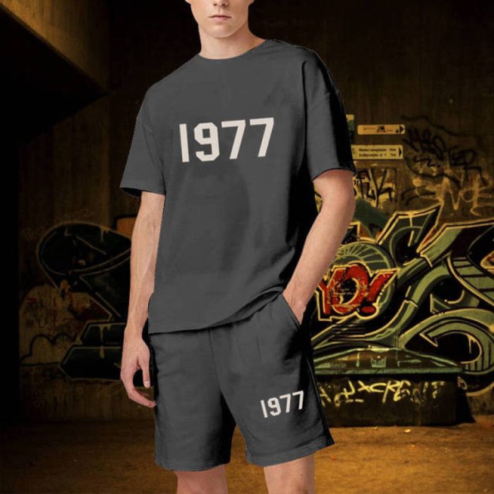 1977 Logo White Short Sets