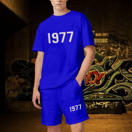 1977 Short Sets Blue