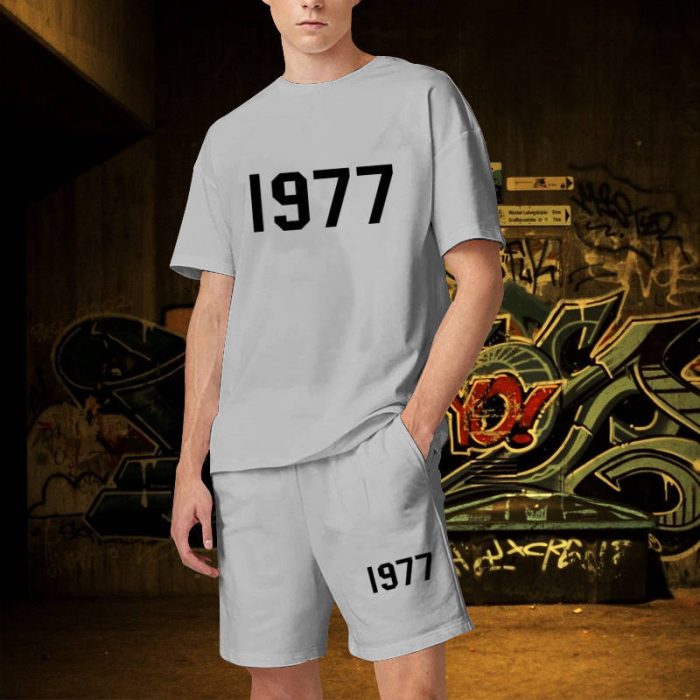 1977 Short Sets Grey