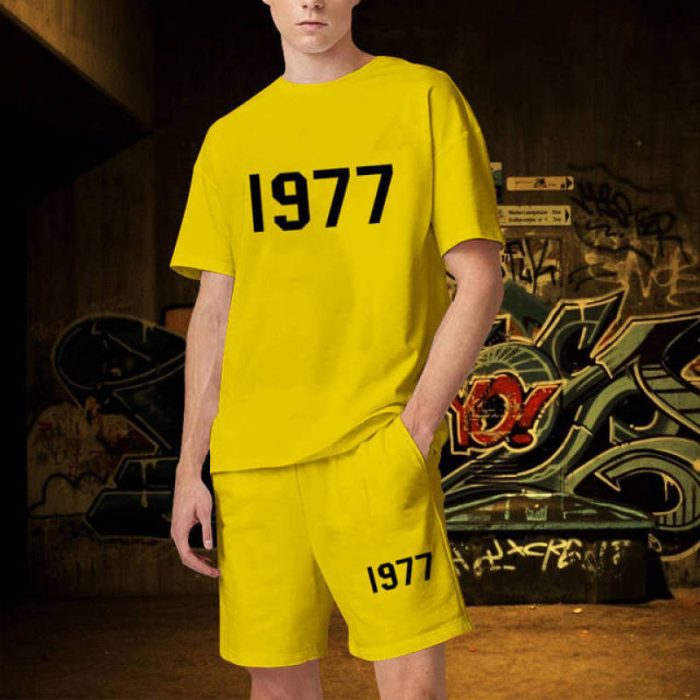 1977 Short Sets Yellow