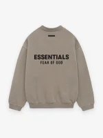 Essentials Fleece Crewneck Brown